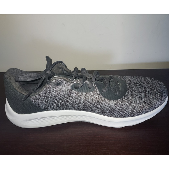 Under Armour Men's Sneakers 10M Charged Pursuit Athletic Lace Up Black White - Picture 5 of 13